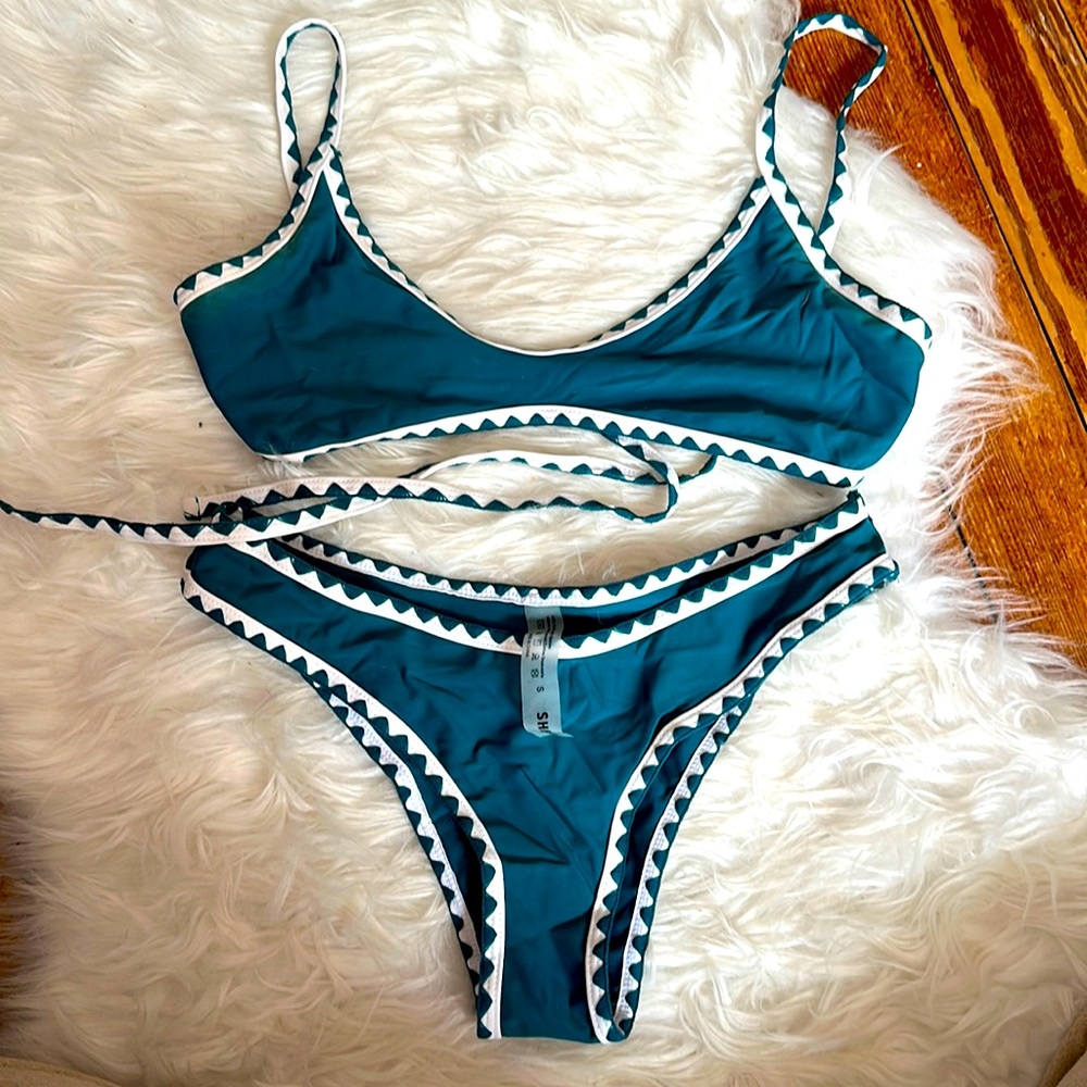 Turquoise SheIn bikini